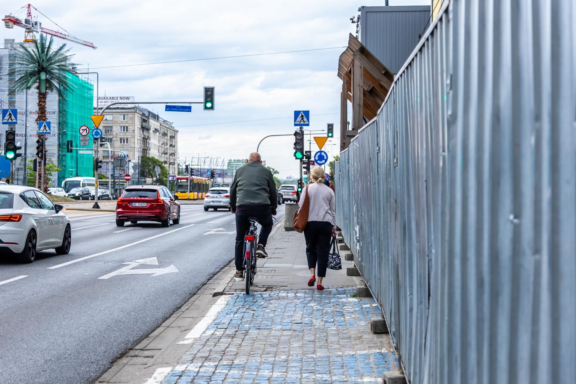 Gmach Banku Gospodarstwa Krajowego w Warszawie w trakcie remontu