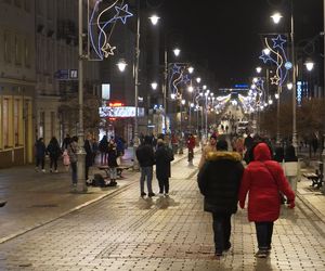 Świąteczne iluminacje 2024 w centrum Kielc