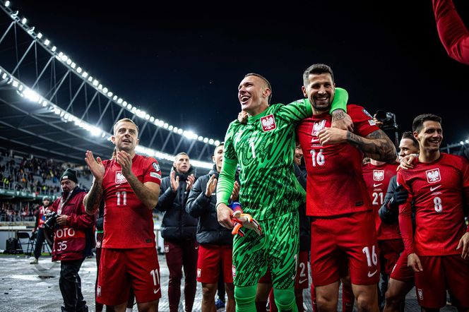 Polska - Litwa: Świętowanie wygranej