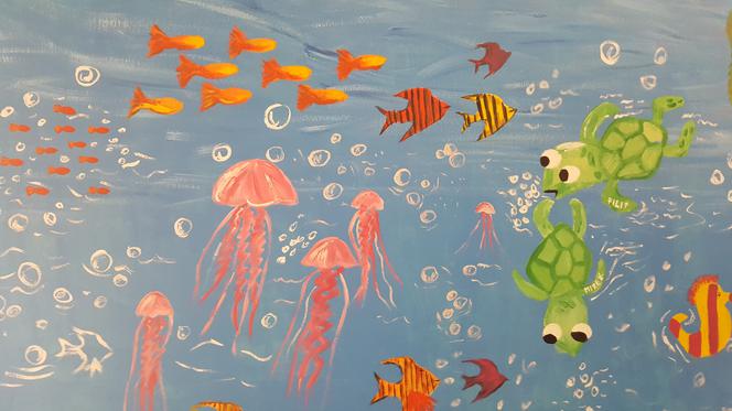 Rybka Nemo, Kubuś Puchatek i Spongebob. Bajkowe postacie pojawiły na ścianach chirurgii dzięcięcej w Gliwicach