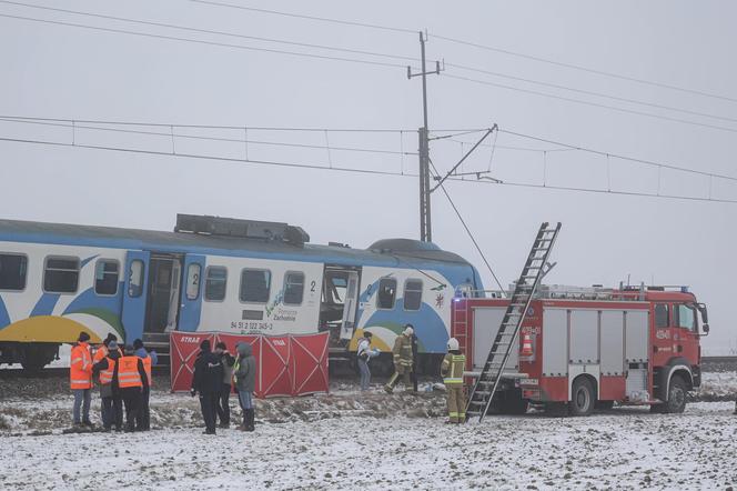 Wypadek na przejeździe kolejowym w Nowych Budach pod Budzyniem