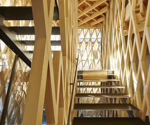 Drewniane wnętrze, architektura japońska
