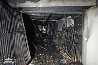 W Tarnowskich Górach palił się magazyn