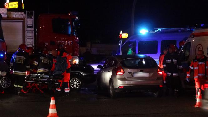 Wypadek na skrzyżowaniu Hetmańskiej z Powstańców Warszawy w Rzeszowie