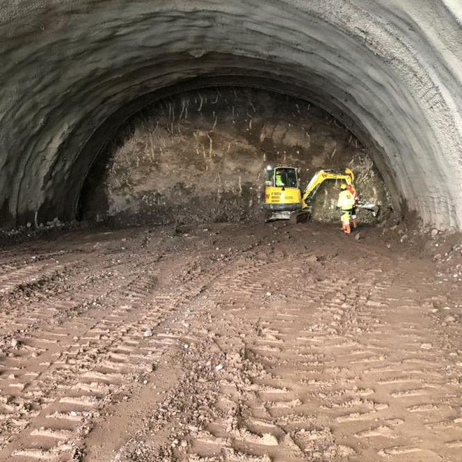 Trwa drążenie najdłuższego tunelu w Polsce