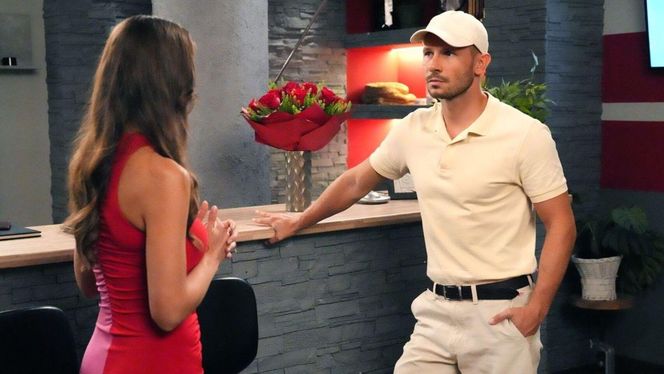 	Barwy szczęścia odc. 3139. Franek (Mateusz Banasiuk), Regina (Kamila Kamińska)