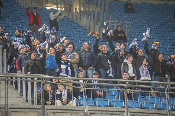 Lech Poznań - Pogoń Szczecin. Zdjęcia kibiców na meczu Fortuna Pucharu Polski