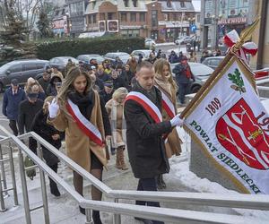 Na nowym sztandarze powiatu siedleckiego widnieje m.in. herb tego regionu