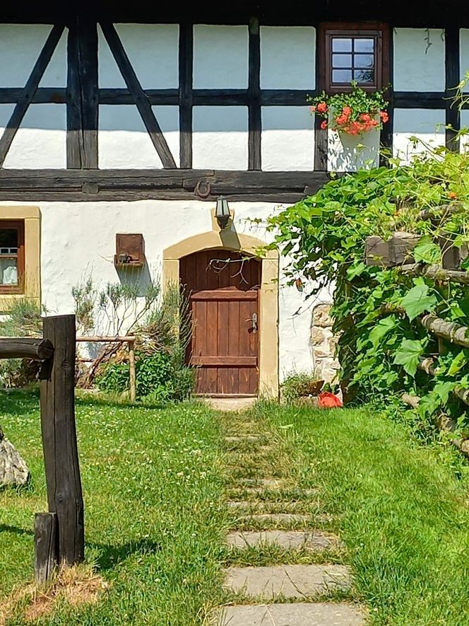 Remont domu szachulcowego w Płóczkach Górnych (Dolny Śląsk)