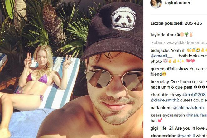 Taylor Lautner i Billie Lourde na wakacjach