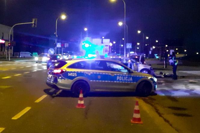 Wypadek na skrzyżowaniu ul. Swobodna/Kołłątaja w Białymstoku. Jedna osoba ranna
