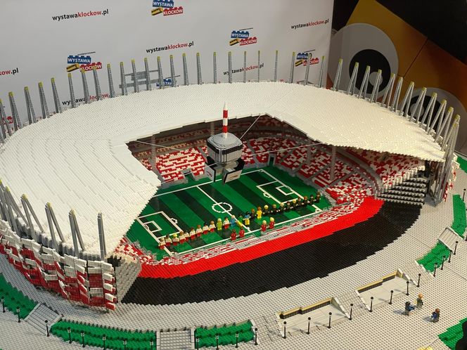 Stadion PGE Narodowy z klocków LEGO