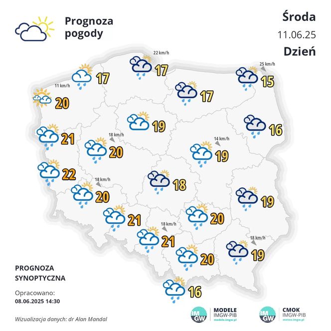 Nadchodzi pierwsza fala upałów w Polsce. Prognoza IMGW do 14.06.2025 r. 