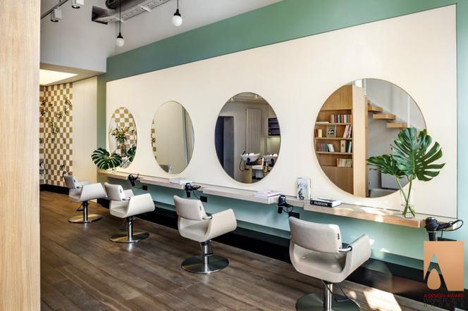 Projekt wnętrza salonu fryzjerskiego 