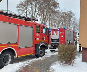 Interwencja straży pożarnej przy ulicy Zakładowej w Starachowicach