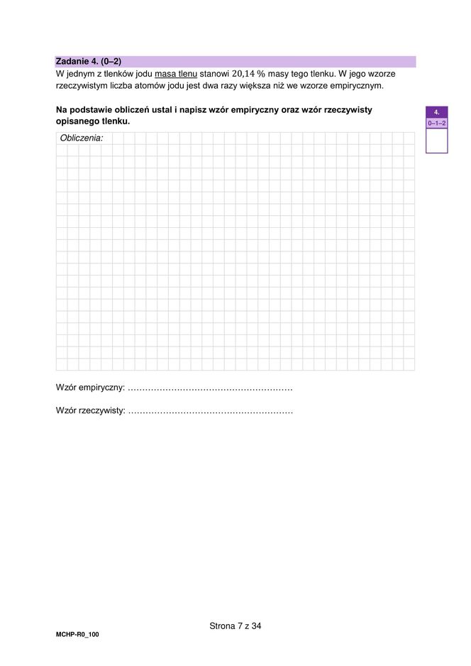 Matura 2025 chemia rozszerzona - arkusz CKE 16.05.2025 - Formuła 2023