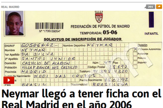 Neymar był (prawie) piłkarzem Realu Madryt! Szokujący dowód