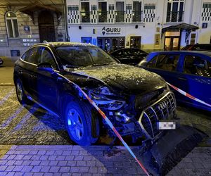 Warszawa. Totalna demolka. Audi wjechało w restaurację 