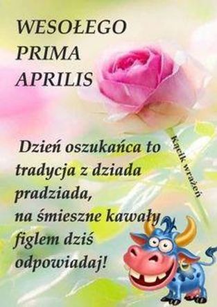Kartki i grafiki na Prima Aprilis 2026. Pobierz za darmo i świętuj 1 kwietnia z humorem!
