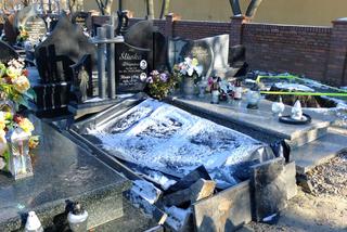 Skakał po grobach malutkich dzieci, złapali go policjanci.  Niewyobrażalne sceny na cmentarzu w Łęcznej