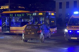 Wypadek na ul.Krakowskiej, Wrocław