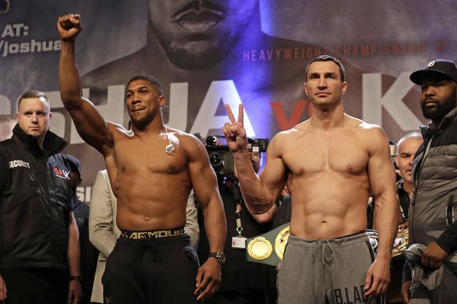 Anthony Joshua, Władimir Klitschko, Kliczko, Ważenie