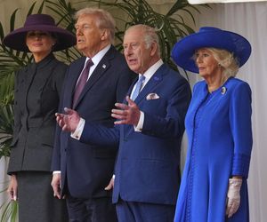 Donald Trump w Wielkiej Brytanii, spotkanie z królem Karolem III