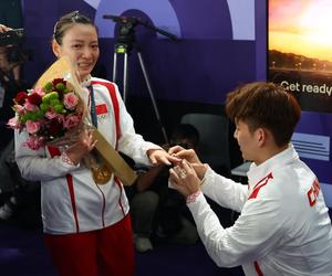   Oświadczyny na Igrzyskach Olimpijskich. Złota medalistka odpowiedziała TAK. Zobacz nagranie!