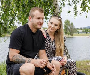 Dawid Narożny z żoną Joanną