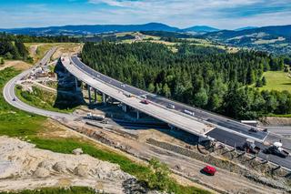 Budowa zakopianki DK 47 Rzdzawka - Nowy Targ - czerwiec 2024