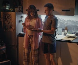 M jak miłość, odcinek 1855: Franka (Dominika Kachlik), Paweł (Rafał Mroczek)