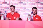 Robert Lewandowski, Łukasz Fabiański, konferencja