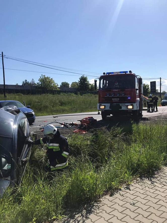 Dramatyczny wypadek na trasie Kraków-Olkusz