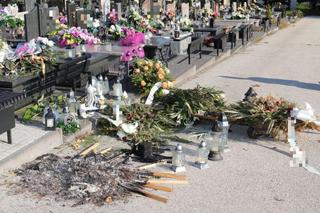 Wdowa doznała szoku, gdy zobaczył grób męża