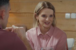 M jak miłość, odcinek 1814: Weronika (Ewelina Kudeń-Nowosielska), Kamil (Marcin Bosak)