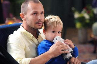 Barwy szczęścia, odcinek 3135: Franek (Mateusz Bansiuk), Kamilek (Władek Domański)