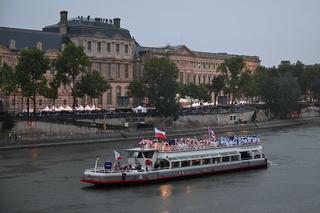 Reprezentacja Polski podczas ceremonii otwarcia IO Paryż 2024 