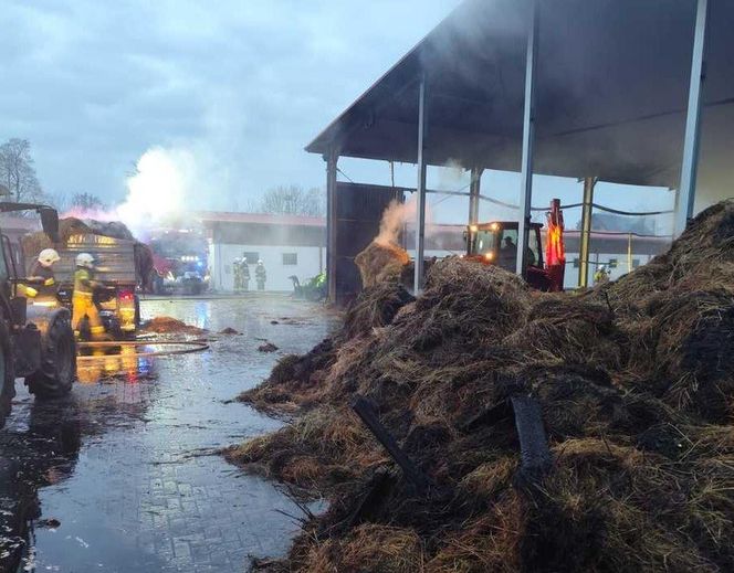 Pożar w Klubie Jeździeckim Facimiech