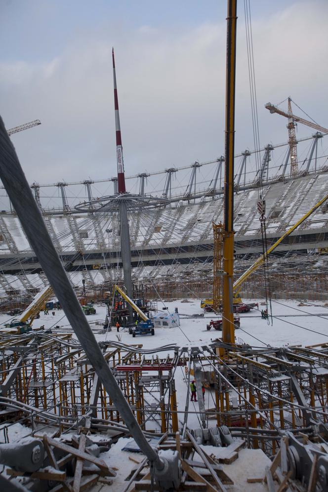 Stadion Narodowy dostał iglicę