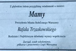 Trzaskowski nekrologi