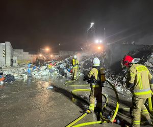 Pożar przy Metalurgicznej w Lublinie