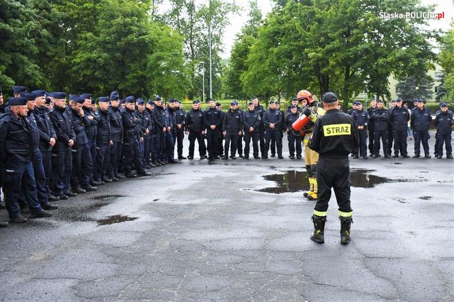 Policjanci szkolili się z gaszenia pożarów