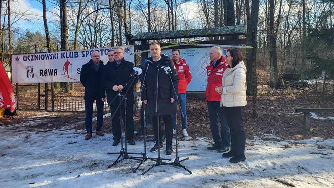 Trasy narciarskie Siedlce - konferencja ministra sportu i turystyki 