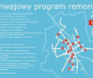 Tramwaje planują remonty