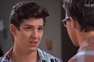 Barwy szczęścia odc. 1962. Justin (Jasper Sołtysiewicz), Kajtek (Jakub Dmochowski)