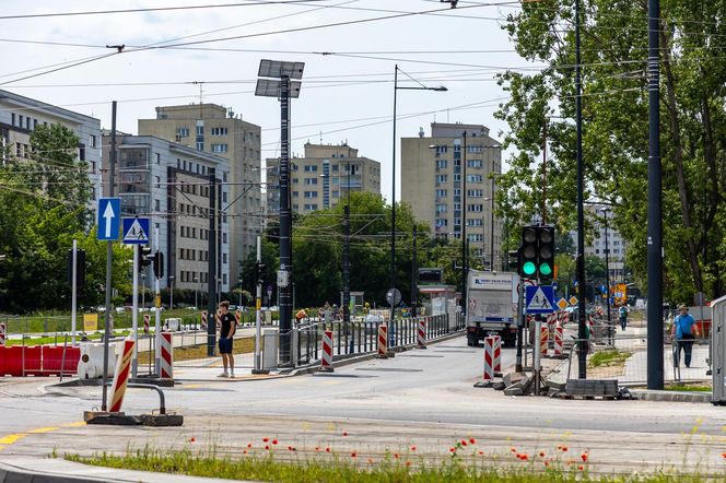 Tramwaj na Stegny w Warszawie