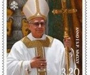 Znaczki z Papieżem.