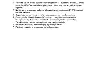 Próbna matura z języka polskiego 2022/2023 - ARKUSZ CKE