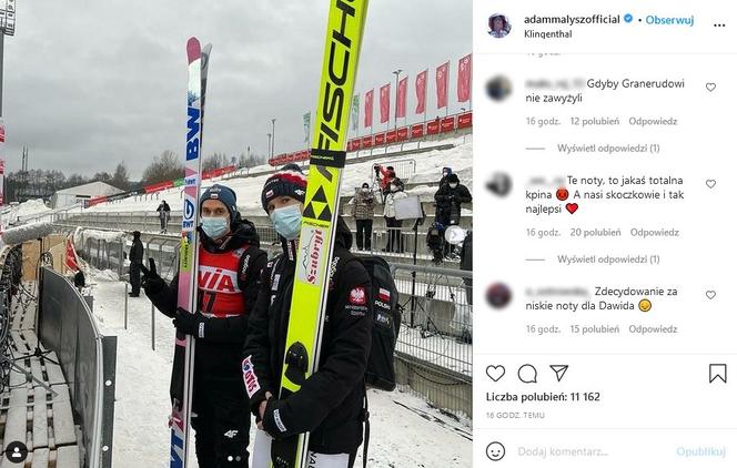 Komentarze u Małysza