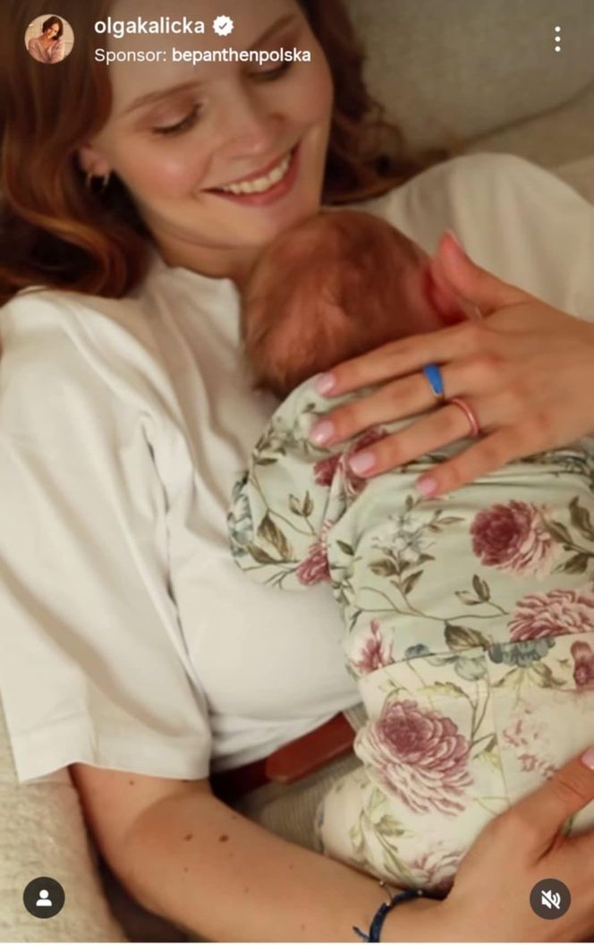 Olga Kalicka ruszyła z promocją… własnego dziecka! Córeczka ma zaledwie miesiąc, a już występuje w reklamie